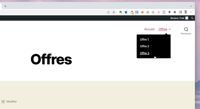 10-Organiser un vrai sous-menu