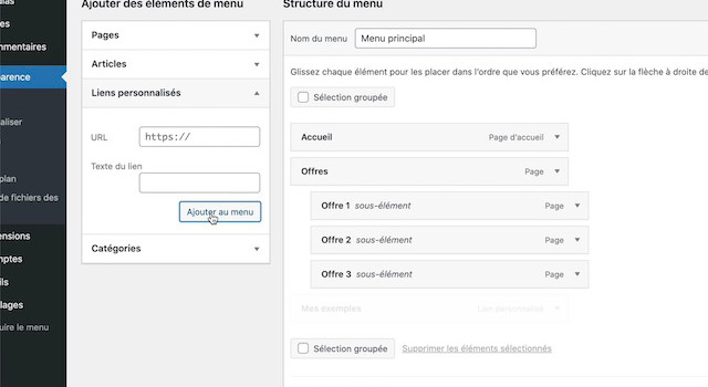 11-Sous-menu dont le titre n’est pas une page